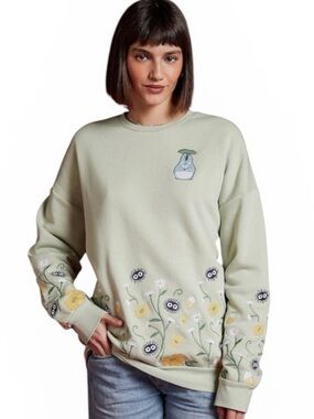 Her Universe My Neighbor Totoro Studio Ghibli Embroidered Sweatshirt